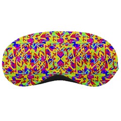 Multicolored Linear Pattern Design Sleeping Masks