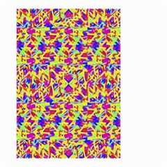 Multicolored Linear Pattern Design Small Garden Flag (two Sides)