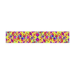 Multicolored Linear Pattern Design Flano Scarf (mini)