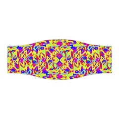 Multicolored Linear Pattern Design Stretchable Headband