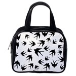 Vintage Birds pattern Classic Handbag (One Side) Front