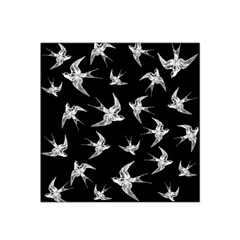 Birds Pattern Satin Bandana Scarf