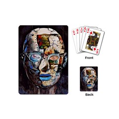 Robot Cyborg Cyberpunk Automation Playing Cards (mini) by Simbadda