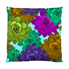 Flowers Stamping Pattern Reason Standard Cushion Case (two Sides) by Simbadda