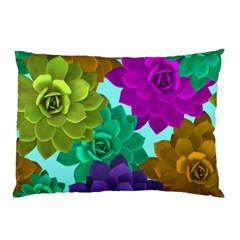 Flowers Stamping Pattern Reason Pillow Case (two Sides) by Simbadda