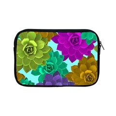 Flowers Stamping Pattern Reason Apple Ipad Mini Zipper Cases by Simbadda