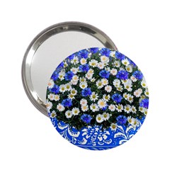 Marguerite Cornflower Vase Blossom 2 25  Handbag Mirrors by Simbadda