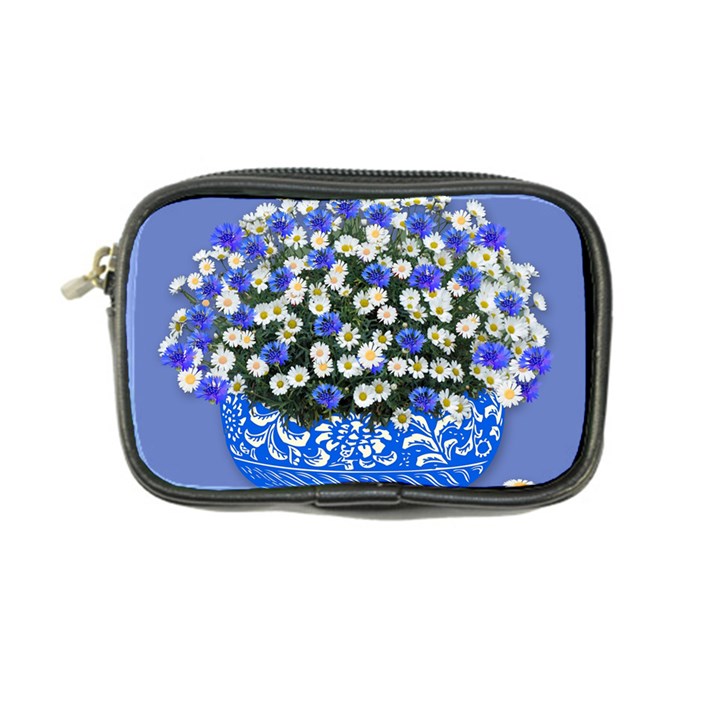 Marguerite Cornflower Vase Blossom Coin Purse