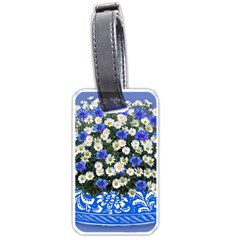 Marguerite Cornflower Vase Blossom Luggage Tags (one Side)  by Simbadda