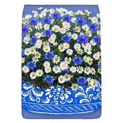 Marguerite Cornflower Vase Blossom Removable Flap Cover (l) by Simbadda