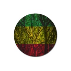 Rasta Forest Rastafari Nature Magnet 3  (round) by Simbadda