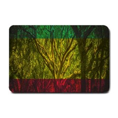 Rasta Forest Rastafari Nature Small Doormat  by Simbadda