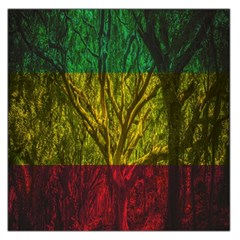 Rasta Forest Rastafari Nature Large Satin Scarf (square) by Simbadda