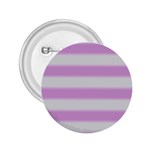 Bold Stripes Soft Pink Pattern 2.25  Buttons Front