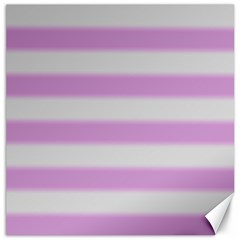 Bold Stripes Soft Pink Pattern Canvas 20  x 20 