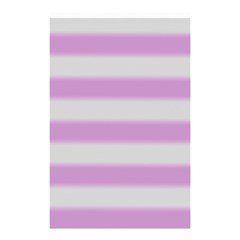 Bold Stripes Soft Pink Pattern Shower Curtain 48  x 72  (Small) 