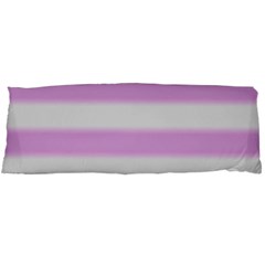 Bold Stripes Soft Pink Pattern Body Pillow Case (Dakimakura)