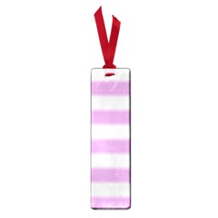 Bold Stripes Soft Pink Pattern Small Book Marks by BrightVibesDesign