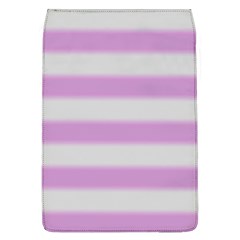 Bold Stripes Soft Pink Pattern Removable Flap Cover (L)