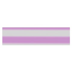 Bold Stripes Soft Pink Pattern Satin Scarf (Oblong)