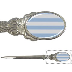 Bold Stripes Soft Blue Letter Opener by BrightVibesDesign