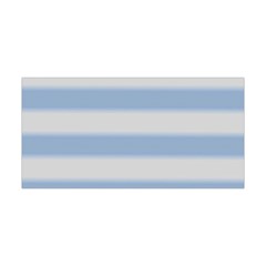 Bold Stripes Soft Blue Yoga Headband by BrightVibesDesign