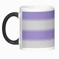 Bold Stripes Soft Purple Pattern Morph Mugs by BrightVibesDesign