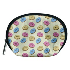 Donuts Pattern Accessory Pouch (medium) by Valentinaart