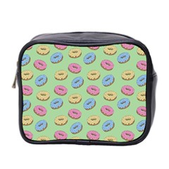 Donuts Pattern Mini Toiletries Bag (two Sides) by Valentinaart