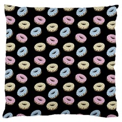 Donuts Pattern Standard Flano Cushion Case (two Sides) by Valentinaart