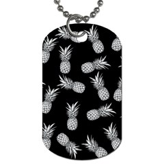 Pineapple Pattern Dog Tag (one Side) by Valentinaart