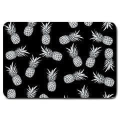 Pineapple Pattern Large Doormat  by Valentinaart