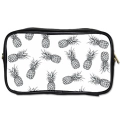 Pineapple Pattern Toiletries Bag (one Side) by Valentinaart