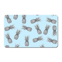 Pineapple Pattern Magnet (rectangular) by Valentinaart