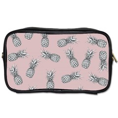 Pineapple Pattern Toiletries Bag (one Side) by Valentinaart