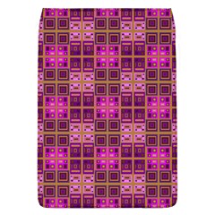 Mod Pink Purple Yellow Square Pattern Removable Flap Cover (l) by BrightVibesDesign