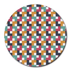 Background Abstract Geometric Round Mousepads by Simbadda