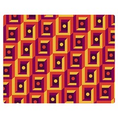 Abstract Background Double Sided Flano Blanket (medium)  by Simbadda