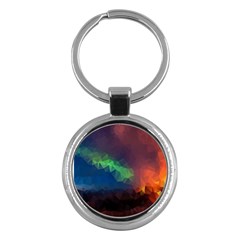 Abstract Texture Background Key Chains (round)  by Simbadda