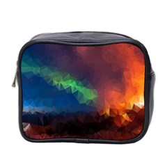 Abstract Texture Background Mini Toiletries Bag (two Sides)