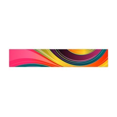 Abstract Colorful Background Wavy Flano Scarf (mini) by Simbadda