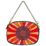 Color Background Structure Lines Chain Purse (Two Sides) Front