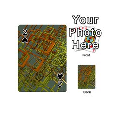 Art 3d Windows Modeling Dimension Playing Cards 54 (mini) by Simbadda
