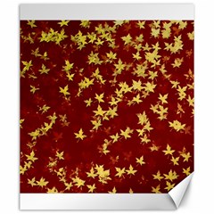 Background Design Leaves Pattern Canvas 20  X 24  by Simbadda