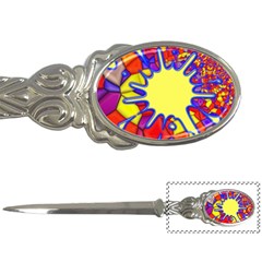 Embroidery Dab Color Spray Letter Opener by Simbadda