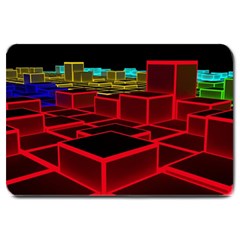 3d Abstract Model Texture Large Doormat  by Simbadda