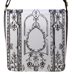 Leighton Floriated Antique Scroll Flap Closure Messenger Bag (s) by Simbadda