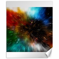 Universe Galaxy Sun Star Movement Canvas 11  X 14  by Simbadda