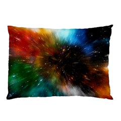 Universe Galaxy Sun Star Movement Pillow Case (two Sides) by Simbadda