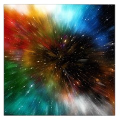 Universe Galaxy Sun Star Movement Large Satin Scarf (square) by Simbadda